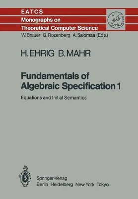 Produktbild von Fundamentals of Algebraic Specification 1