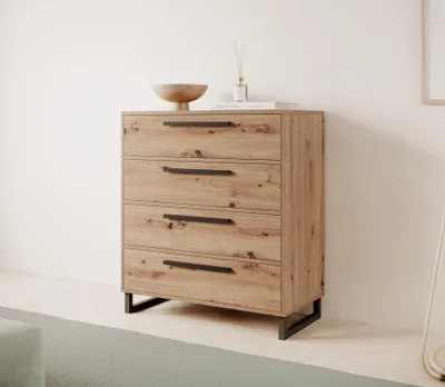 Obrázek produktu pro Komoda se šuplíky SAPRIA - dub artisan / černá