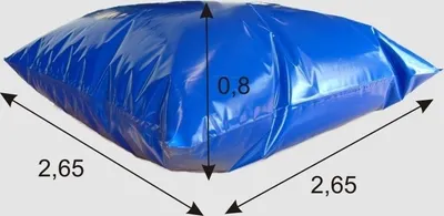 Obrázok produktu pre Nafukovací vankúš pod krytom do 4 m