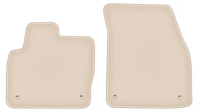 Produktbild von DURBAN Beige Velours-Fußmatten vorne für Range Rover Evoque SUV (2011-2018)