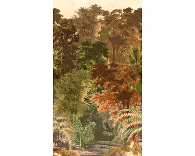 Produktbild von Digitaldruck Vlies A51802 Wald braun 3-tlg. 280 x 159 cm