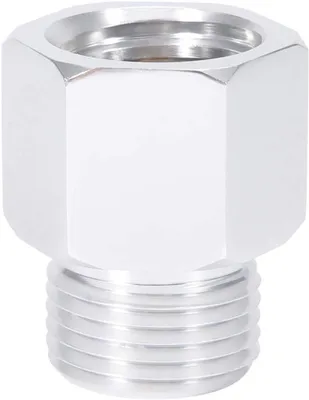 Kohlensäure-Regler für Bierfässer, W21.8 auf TR21.4 Adapter, geeignet für DIN477/JIS M22-14/BS 341 Nr. 8, für Heimbrauer und