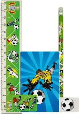 Produktbild von Fußball Pokalspiel Schreibset 5-teilig