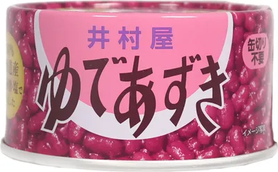 Immagine prodotto di IMURAYA Yude Azuki 200 g – Fagioli rossi giapponesi dolci in scatola
