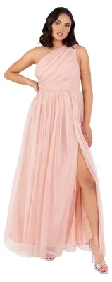 Produktbild von Anaya with Love Womens Ladies Maxi One Cold Shoulder Dress with Slit Split Sleev