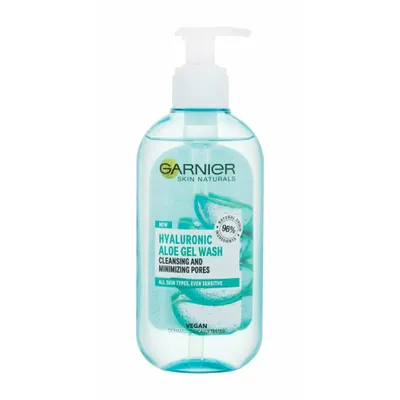 Produktbild von Garnier Haut Naturals Hyaluronic Aloe Reinigungsgel 200ml Spender