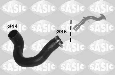 Produktbild von SASIC 3336364 Turbo Ladeluftschlauch für FIAT QUBO (225) FIORINO Kasten/Kombi (225) Fiorino MPV (225)