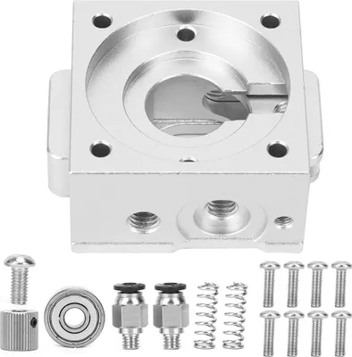 Produktbild von Extruder-Kit aus Vollmetall für lange und kurze Distanzen, 3D-Druckerzubehör inklusive 1 Beutel Schrauben