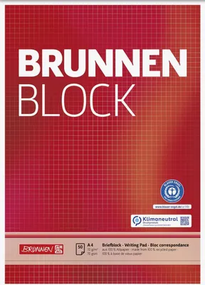 Produktbild von 10XBRUNNEN 105261801 BB A4 70g 50Bl kar R