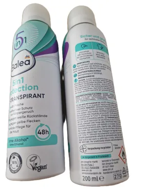 Produktbild von Balea 5 in 1 Anti Transpirant Deo 2 x 200 ml