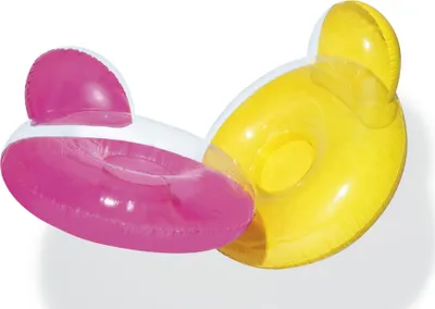 Produktbild von Intex 58889, Gemischte Farben, Schwimmender Lounge-Sessel, Einfarbig, Vinyl, Mann/Frau, 100 kg