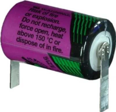 Image de Tadiran Pile au lithium 3,6V SL 550/T 1/2AA Patte à souder en forme de U