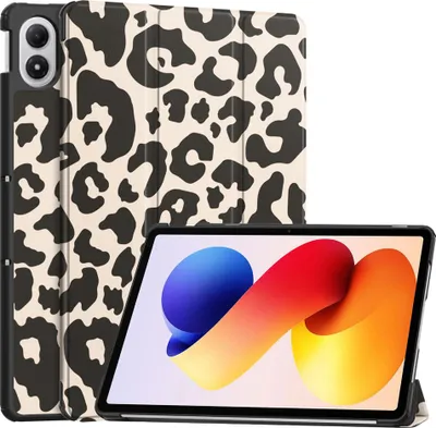Immagine prodotto di Custodia pieghevole imoshion Design Trifold Xiaomi Redmi Pad 2 Pro - Leopardo