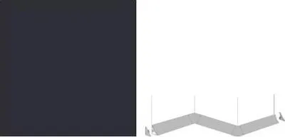 Produktbild von Getalit Innenecke 90° Plus 35 x 35 x 35 mm, caviar