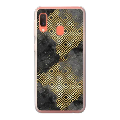 Produktbild von MuchoWow® Handyhülle Schutzhülle Hülle für Samsung Galaxy A20e Gold - Marmor - Muster Silikon Softcase Handy Hülle - Abdeckung