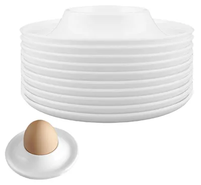 Eierbecher-Set, 10 Stück, spülmaschinenfest, weiß, ø 9,4 cm