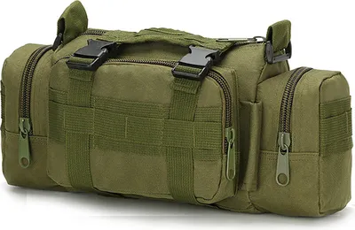 Produktbild von Camping-Gürteltasche mit verstellbarem Schultergurt, großes Fassungsvermögen, mehrere Taschen, wasserdicht, multifunktionaler Camping-Taschen-Rucksack