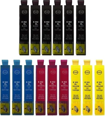 Image de 15 cartouches d'encre compatible 502XL pour Epson XP-5100 5105 5115 5150 5155 WF-2800 2860 2865 2880
