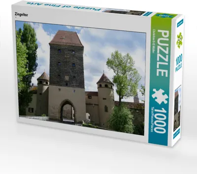 Produktbild von CALVENDO Puzzle Ziegeltor | 1000 Teile Lege-Größe 64x48cm Foto-Puzzle für glückliche Stunden