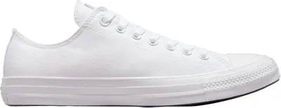 A white Converse Chuck Taylor sneaker shown from the side against a white background.