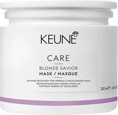 Produktbild von Keune Care Line Blonde Savior Mask 200ml - Maske für gebleichtes Haar