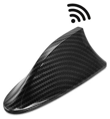 Image de Antenne en fibre de carbone universelle en forme d'aileron de requin pour voiture