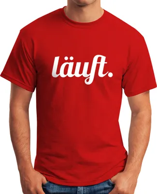 Produktbild von cooles lustiges Herren T-Shirt - läuft - Fun-Shirt Moonworks® XXL