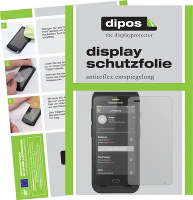 Produktbild von 2x Schutzfolie für Honeywell CT40 matt Displayschutzfolie Folie Display Schutz dipos