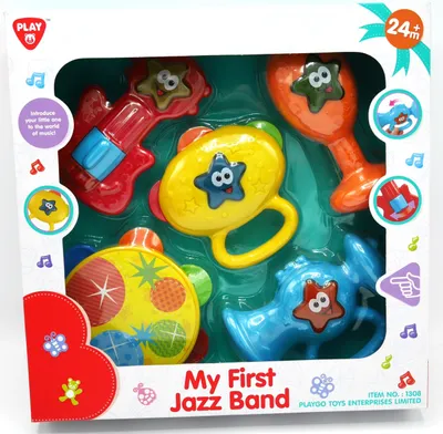 Produktbild von Playgo – meine erste Jazzband mit 5 tollen Instrumenten