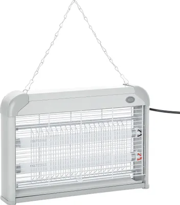 Image de Outsunny Lampe UV anti-insectes anti moustique tue mouche électrique destructeur d'insectes 20 W gris