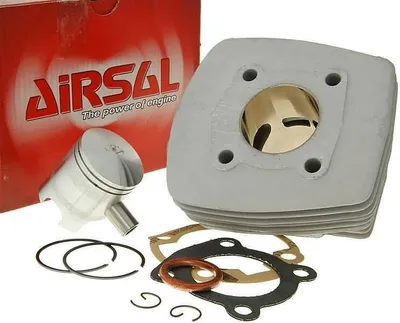 Image de Kit cylindre Airsal Airsal Sport 49,3 cm³ 40 mm compatible avec Peugeot Fox 50