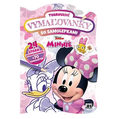 Obrázok produktu pre Tvarované omaľovánky Minnie so samolepkami JIRI MODELS