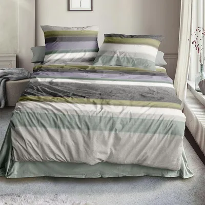 Produktbild von Irisette Edel-Feinbiber Bettwäsche Koala grün 8617 135x200 cm + 80x80 cm