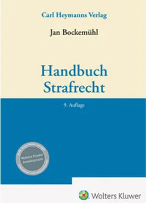 Obrázek produktu pro Handbuch Strafrecht