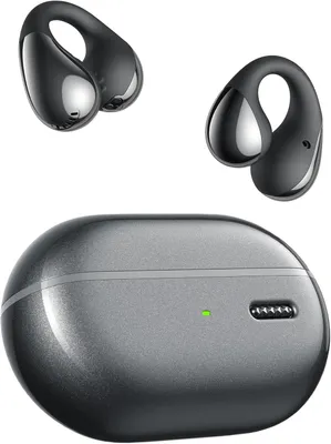 Produktbild von PearlClip Pro Clip On Open Ear Bluetooth 5.4 Kopfhörer, ganztägiger Komfort, Filmmodus 3D-Klang, Dynamischer EQ, 12mm Treiber, IPX5, 24Std Akk