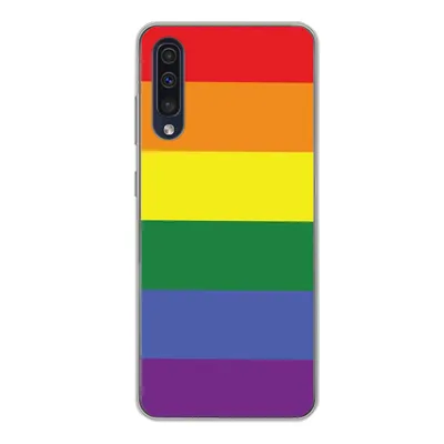 Produktbild von MuchoWow® Handyhülle Schutzhülle Hülle für Samsung Galaxy A50 Regenbogen - Stolz - Regenbogenfahne Silikon Softcase Handy Hülle - Mobiltelefonhülle