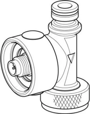 Produktbild von Geberit 616224001 Volumenstromsensor intern, für