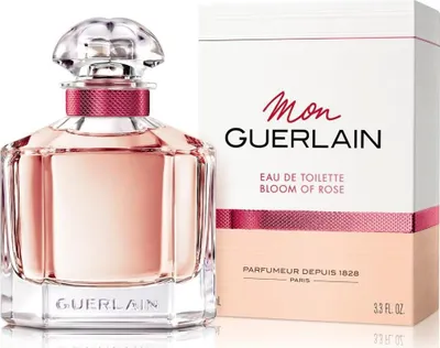 Zdjęcie produktu dla Guerlain Mon Bloom Of Rose, Kobiety, 100 ml, Butelka jednorazowa, Jaśmin, Lawenda, Neroli, Różowy, Wanilia, Spray, Alcohol, parfum (fragrance), aqua (water), limonene, ethylhexyl methoxycinnamate,...