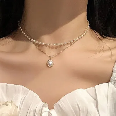 Obrázok produktu pre Elegantný Náhrdelník LI-7445 so Striebornou Retiazkou a Príveskom KP7445