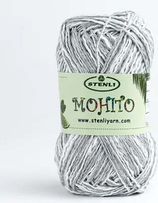 Produktbild von Stenli Mohito Baumwollgarn 75%/25%.Polyacryl, Bunt, Weiche Textur, Perfekt für Sommerprojekte