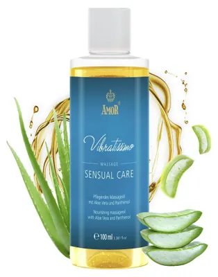 Vibratissimo Vibratissimo “Sensual Care” 100 ml, olio da massaggio, olio – immagine 1