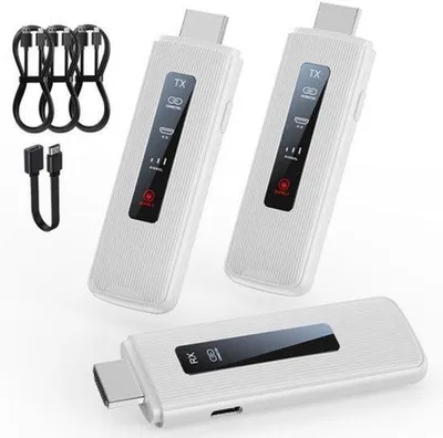 Productafbeelding van 4K Draadloze HDMI 2 Zender & 1 Ontvanger, met LEIDENE het
