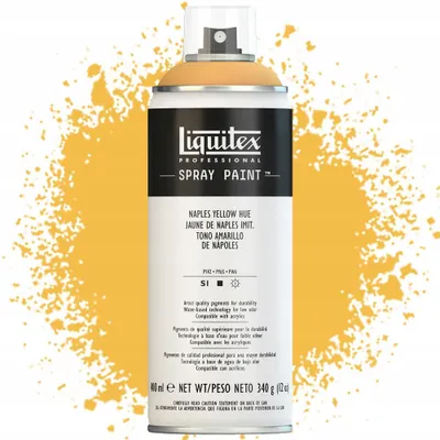 Produktbild von Liquitex Spray Paint Acryllack Naples Gelb 400ml