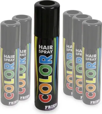 Produktbild von FRIES Color-Haarspray 100ml schwarz