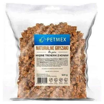 Immagine prodotto di Snack per cani, Trainer, cubetti di carne di cavallo Petmex 500 g