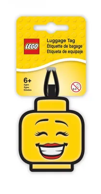 Produktbild von LEGO® Iconic Namensschild für Gepäck - Mädchenkopf