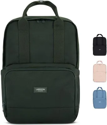 Produktbild von Grüne Stadtschul-Rugzak mit Laptopfach 16 Zoll