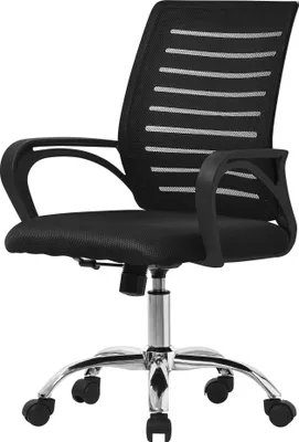 Obrázok produktu pre Ergonomická kancelárska stolička ML-Design, čierna, 360° otočná stolička s kolieskami