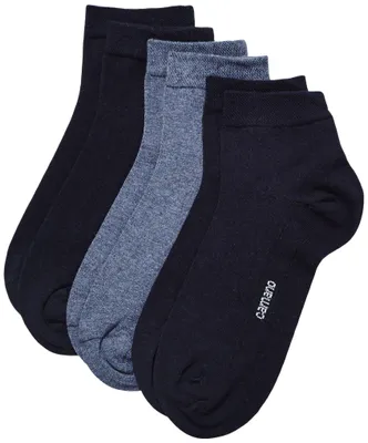 Productafbeelding van Camano herensokken CA-SOFT, kniekous model 3023, 3-pack, maat 43/46, blauw (marineblauw 4)