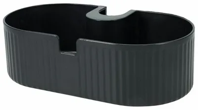 Image de HOWHOMELY | Porte-savon pour douche - étagère de douche - noir - 13 x 7 cm - étagère de salle de bain - salle de bain